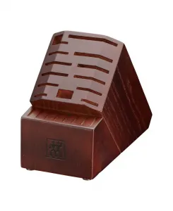 Профессиональная подставка для ножей из ясеня с 21 слотом Zwilling, коричневый