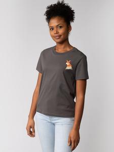 Футболка Corgi серого цвета wat? Apparel