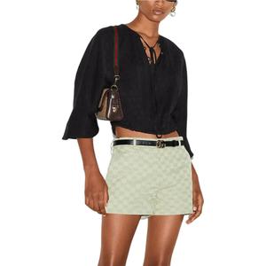 Рубашка женская черная Gucci