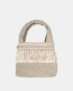 Вечерняя сумочка Gaynor Bongard с бахромой, золотой