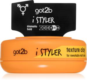 Текстурирующая матовая глина для волос Istyler Got2B, 75 мл