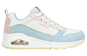 Износостойкие повседневные кроссовки низкие Women's Blue Pink Skechers