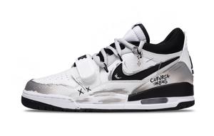 Jordan Наследство 312 night black высота увеличивающая низкий верх винтажные баскетбольные кроссовки мужские light gray