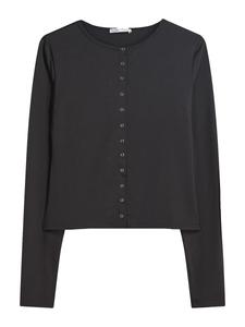 Лонгслив Bershka, Black