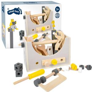 Деревянный ящик для инструментов с 24 элементами. small foot