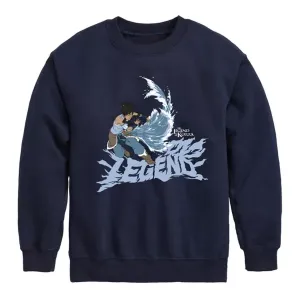 Флисовая толстовка «Легенда о Корре» для мальчиков 8-20 лет Nickelodeon, синий