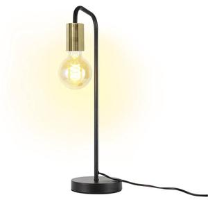 Настольная лампа Nettlife Göttingen, черный - металл - 14 x 45 x 14 см