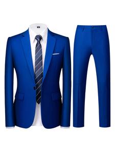 Youthup Костюм Slim fit в цвете Royal Blue