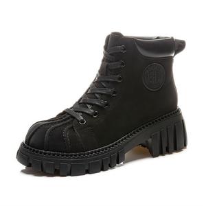 Ботинки женские Yedani Martin Boot на шнуровке, черный