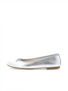 Bianco Балетки Ballerinas in Metallic Silver
