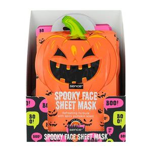 Маска для лица на хэллоуин с тыквенным принтом SENCE Spooky Face Sheet Mask