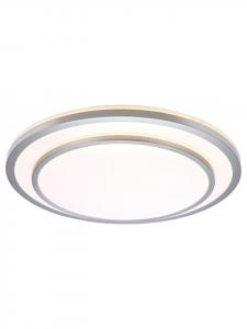 Brilliant Настенный и потолочный светодиодный светильник Luciano, 28 см, алюминий/белый | 1 x 12 Вт LED