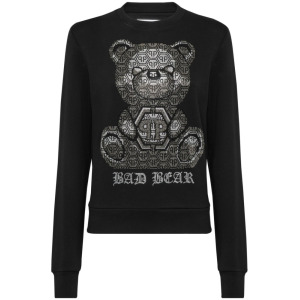 Philipp Plein толстовка с принтом Teddy Bear, черный