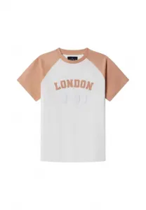 Футболка с принтом Hackett London, Peach Orange