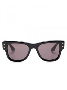 Солнцезащитные очки в прямоугольной оправе Montblanc, черный