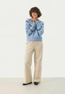 Джемпер Part Two Jumper, Soft Chambray Jacquard/Light Blue