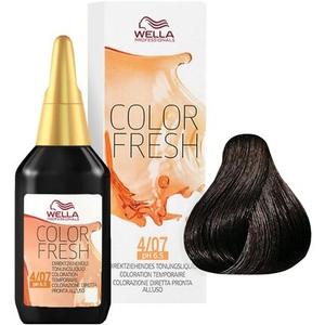 Полуперманентная краска для волос Wella Color Fresh № 4/07 Medium Natural Brown 75 мл