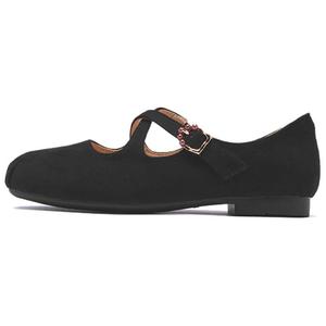 AGSDON Туфли Мэри Джейн женские коричневые