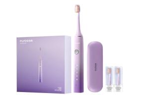 Умные ультразвуковые электрическая зубная щетка с дорожной коробкой для хранения FT7105 FLYCO