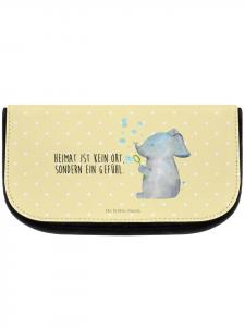 Косметичка Mr. & Mrs. Panda, желтый пастельный