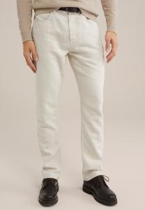 Джинсы прямого кроя WE Fashion, кремовый