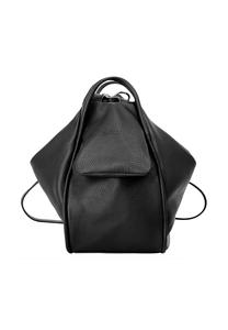 Городской рюкзак из натуральной кожи, производство Италия X-Zone, черный