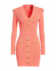 Мини-платье Balmain, оранжевый