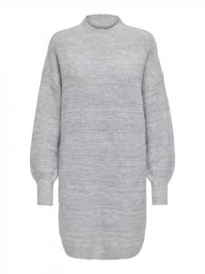 Платье до колена ONLY, светло-серый меланж