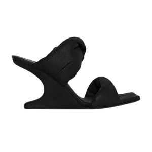 Кроссовки Rick Owens Wmns Cantilever 8 Twisted Leather Sandal 'Black', черный