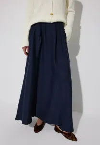 Длинная юбка с эластичным поясом Touché Privé, Navy Blue
