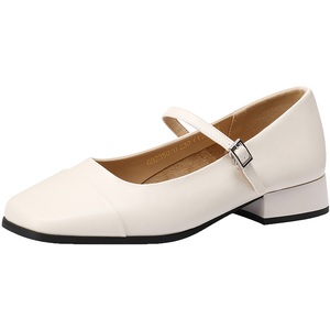 Туфли Мэри Джейн на массивном каблуке 2,7 см, женские Mulinsen, Coffee