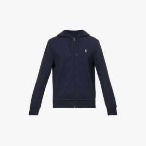 Толстовка свободного кроя из джерси с длинными рукавами и двойной вязкой Polo Ralph Lauren, синий