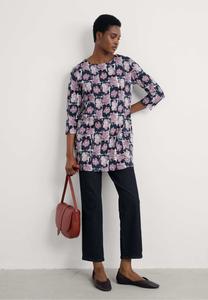 Блуза Seasalt Cornwall TALL WAVES , Navy - Monoprint Floral Maritime/Dark-Blue Denim