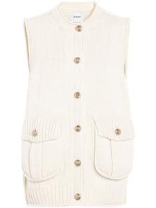 Barrie вязаный жилет, белый