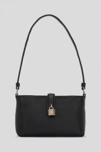 Кожаная сумка K/AUTOGRAPH Karl Lagerfeld, черный