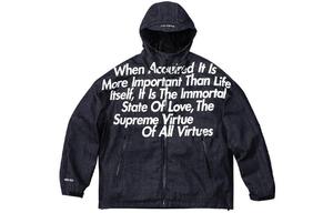 Джинсовые куртки унисекс Supreme, темно-синий