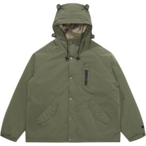 UNDEFEATED Пуховик FW24 мужской, Black Ink Green