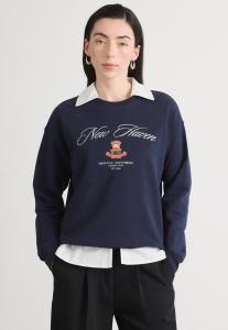 Толстовка GANT CREST C NECK, Evening Blue/Dark Blue