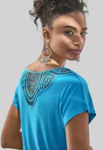 Блуза Lascana, Türkis