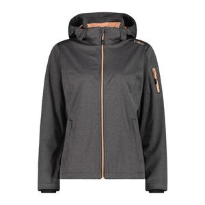 Женская куртка софтшелл CMP, женская куртка с капюшоном и застежкой-молнией 39A5016M