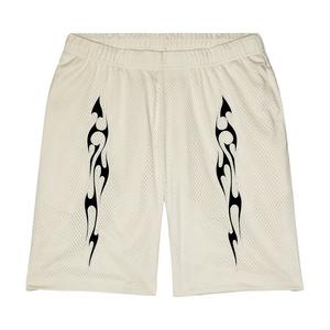 Шорты Pleasures Flame Mesh Shorts, белый