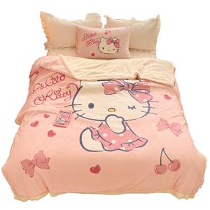 Пледы, пледы для дивана и флисовые одеяла Sanrio, Sherpa-Heart Butterfly Kt