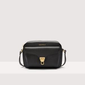 Сумка через плечо из зернистой кожи Coccinelle BEAT SOFT SMALL, черный