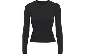 SKIMS Женская футболка, Цвет оникса