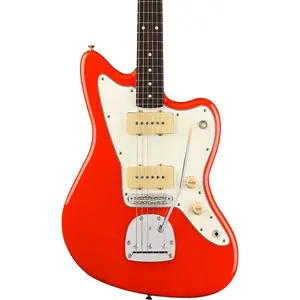 Электрогитара Fender Player II Jazzmaster с грифом из розового дерева, кораллово-красного цвета