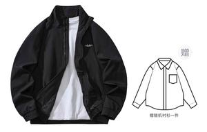 TITH Куртка Unisex, Black+Random Shirt