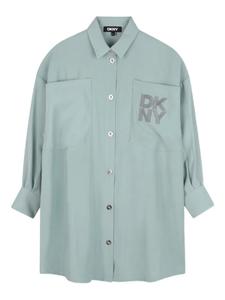 Dkny Kids платье на пуговицах, синий