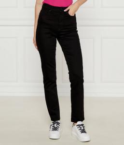 Джинсы HUGO Gitria Straight fit, черный