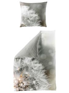 Traumschloss Постельное белье Mako из атласа с цифровой печатью - 5084_04 - спелый одуванчик, часы с одуванчиком в серебристом цвете