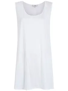 Платье-футболка без рукавов Amir Slama, белый